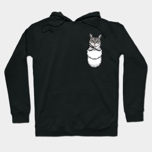 Funny American Shorthair Pocket Cat Hoodie